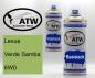Preview: Lexus, Verde Samba, 6W0: 400ml Sprühdose + 400ml Klarlack - Set, von ATW Autoteile West.